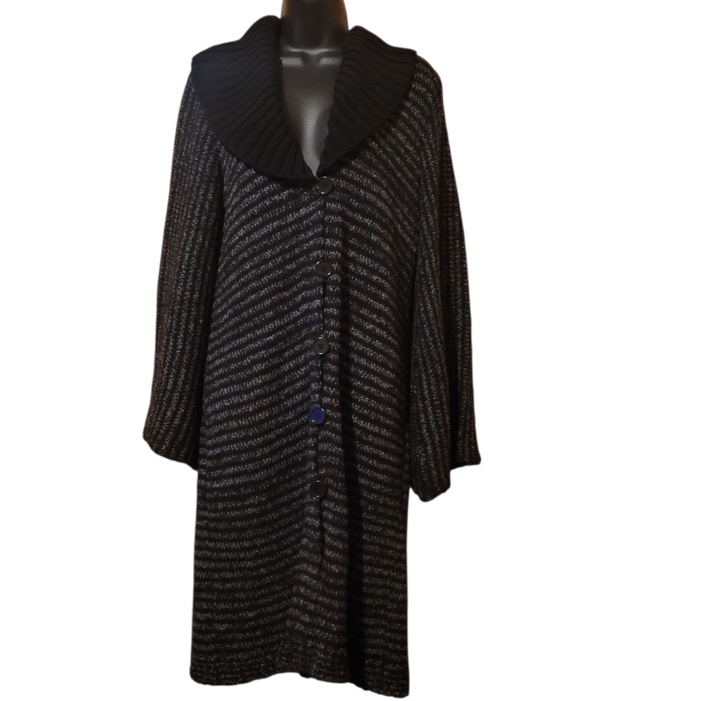 Karffany by Jacqueline Muñoz Womens Est. Medium Knit Duster Cardigan Sweater